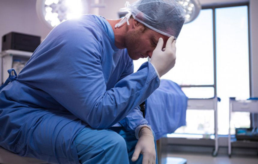 Stressed Doctor